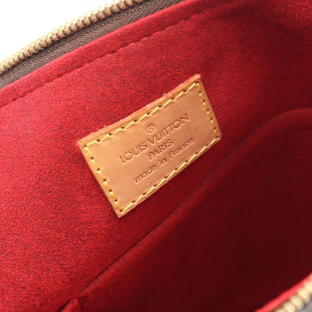 Louis Vuitton Cousin Shoulder Bag Canvas Leather Monogram Brown View 4